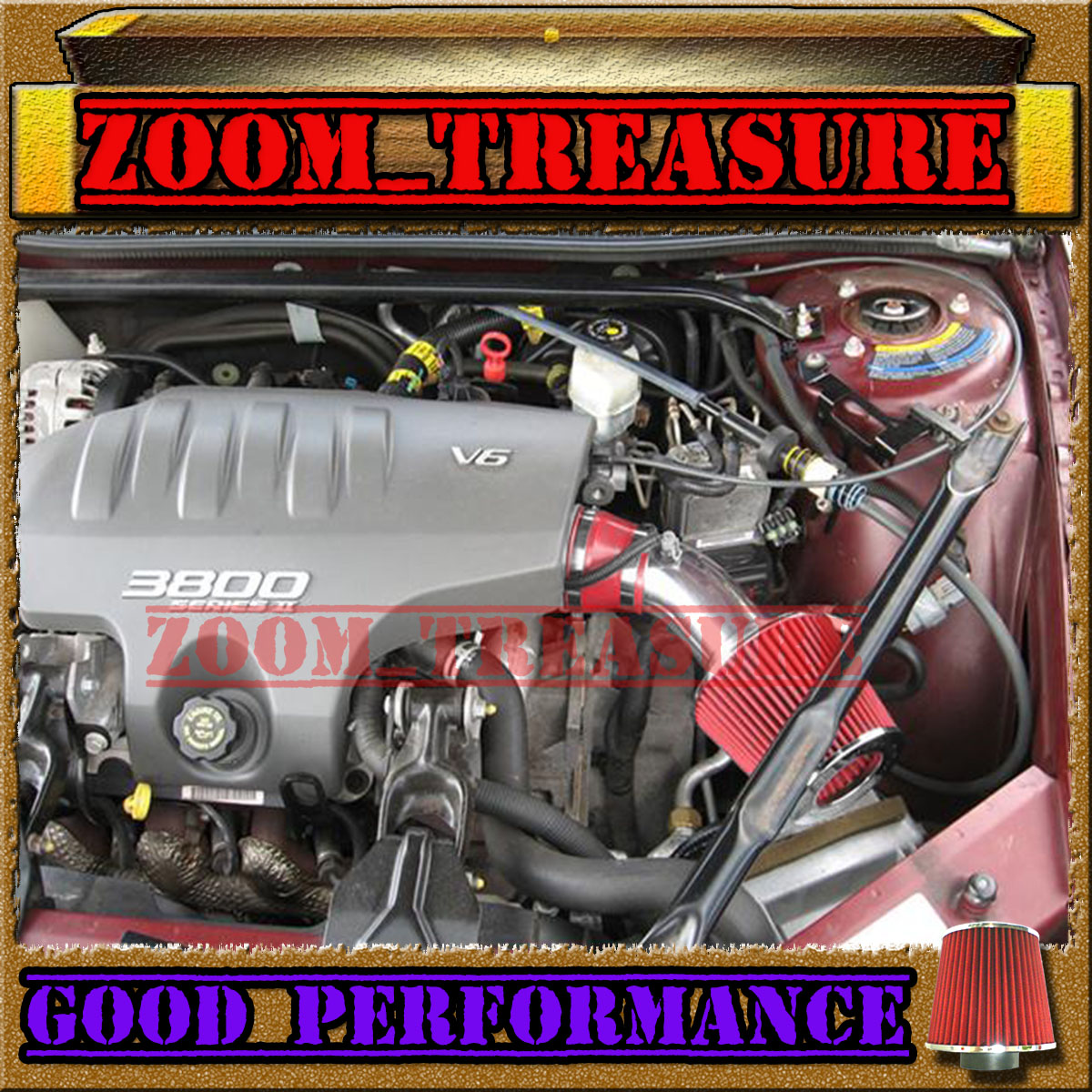 Red 1995 1999 95 96 97 98 99 Buick Riviera 3 8 3 8l V6 Air