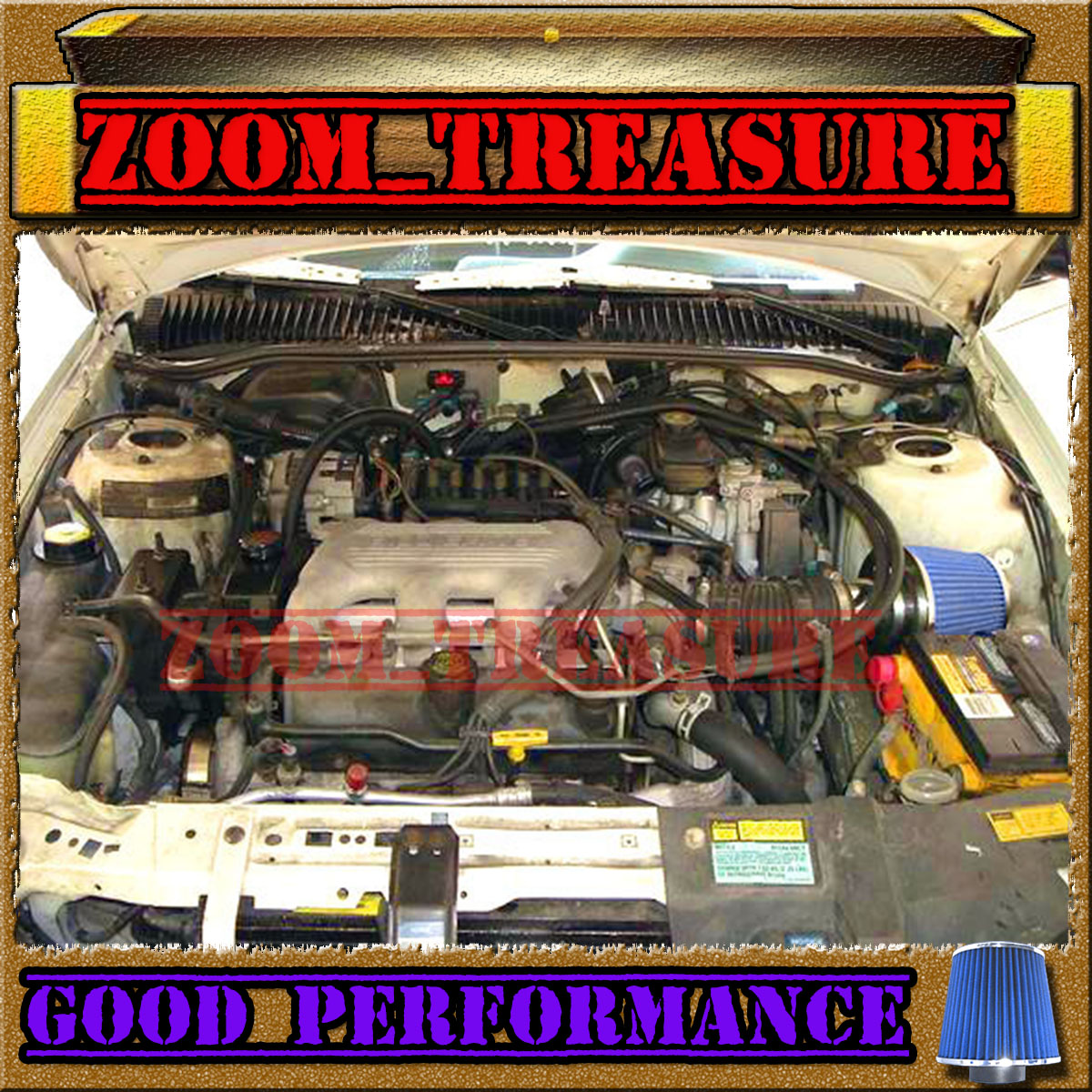 RED CHF 2000-2005//00-05 BUICK LESABRE LE SABRE 3.8 3.8L V6 AIR INTAKE