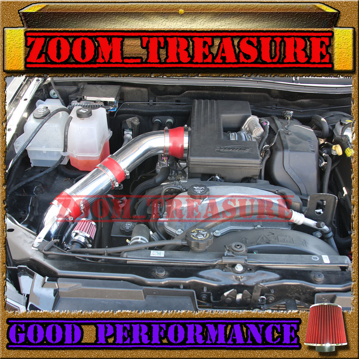 Air Intake Systems K&N+RED 20072012 CHEVY COLORADO/GMC CANYON 2.9 2.9L