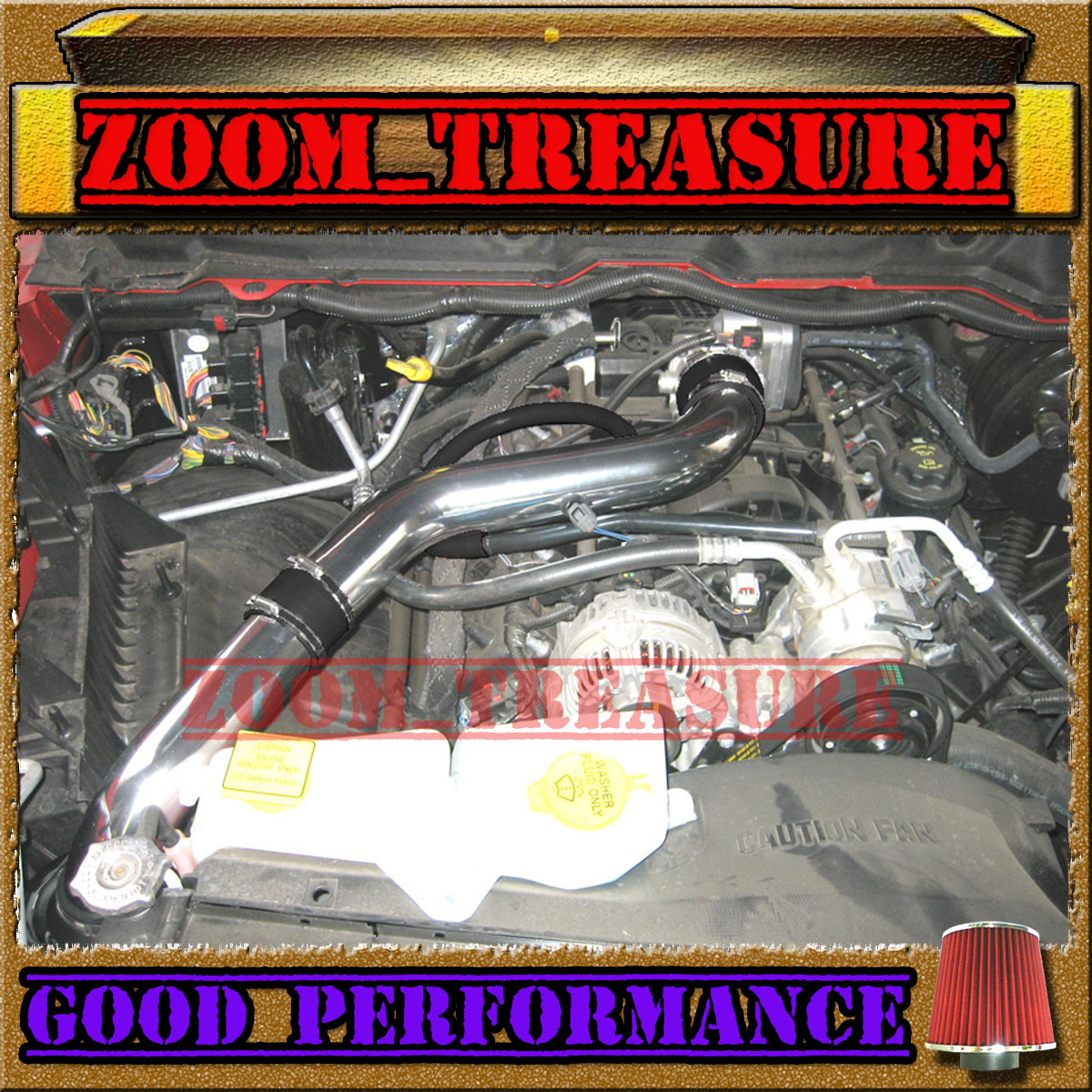 03-08 DODGE RAM 1500//2500//3500 5.7L V8 HEMI FULL COLD AIR INTAKE Blue ST3