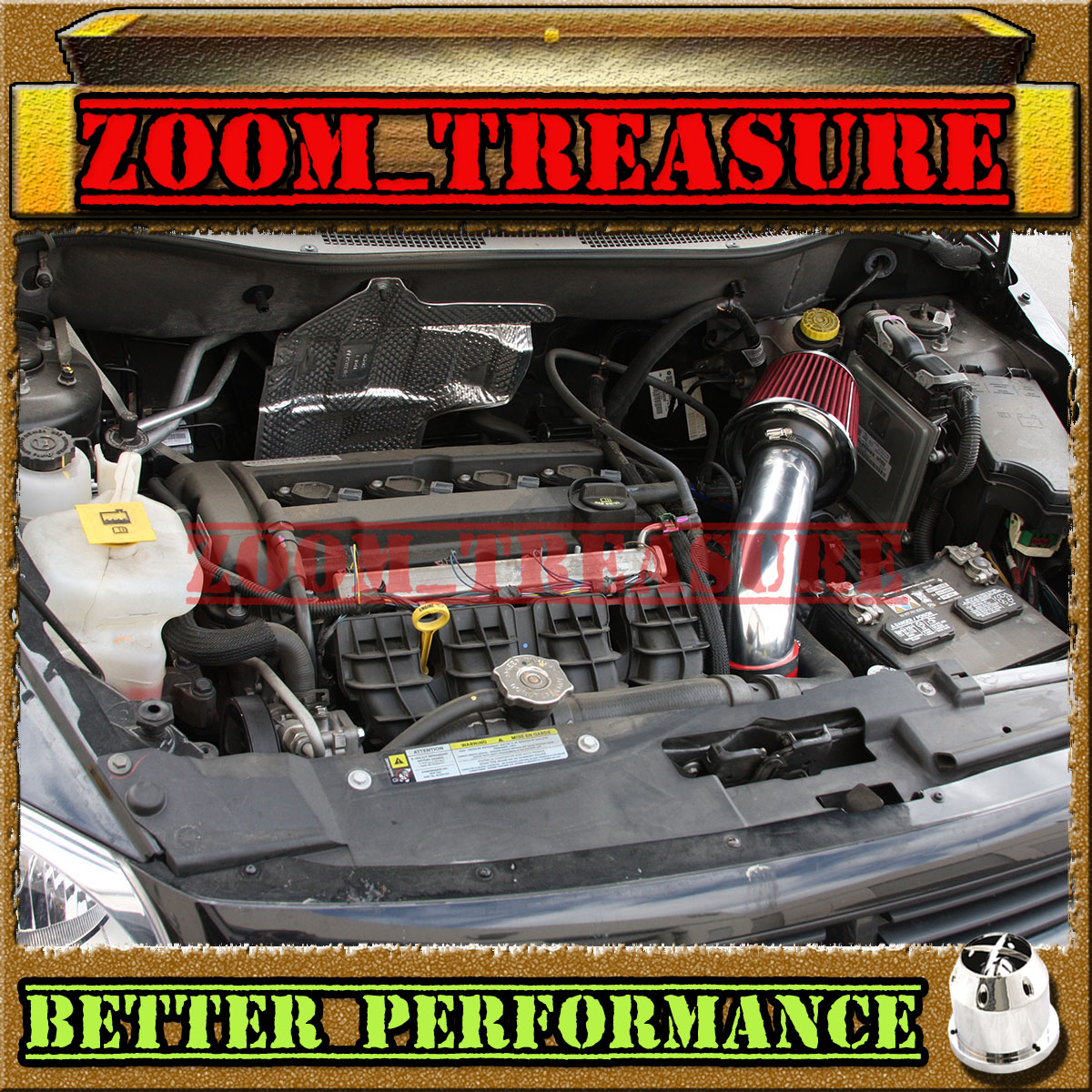 NEW 07 08 09 10 DODGE CALIBER 1.8 1.8L//2.0 2.0L//2.4 2.4L I4 AIR INTAKE KIT