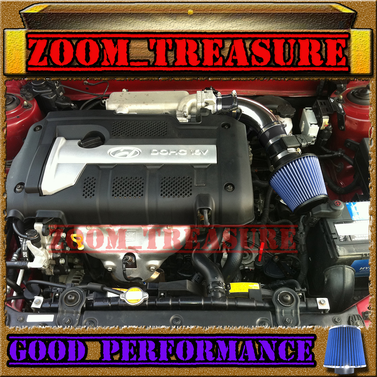 K/&N+BLACK RED 94 95 96 1994-1996 OLDSMOBILE CUTLASS CIERA 3.1L V6 AIR INTAKE KIT