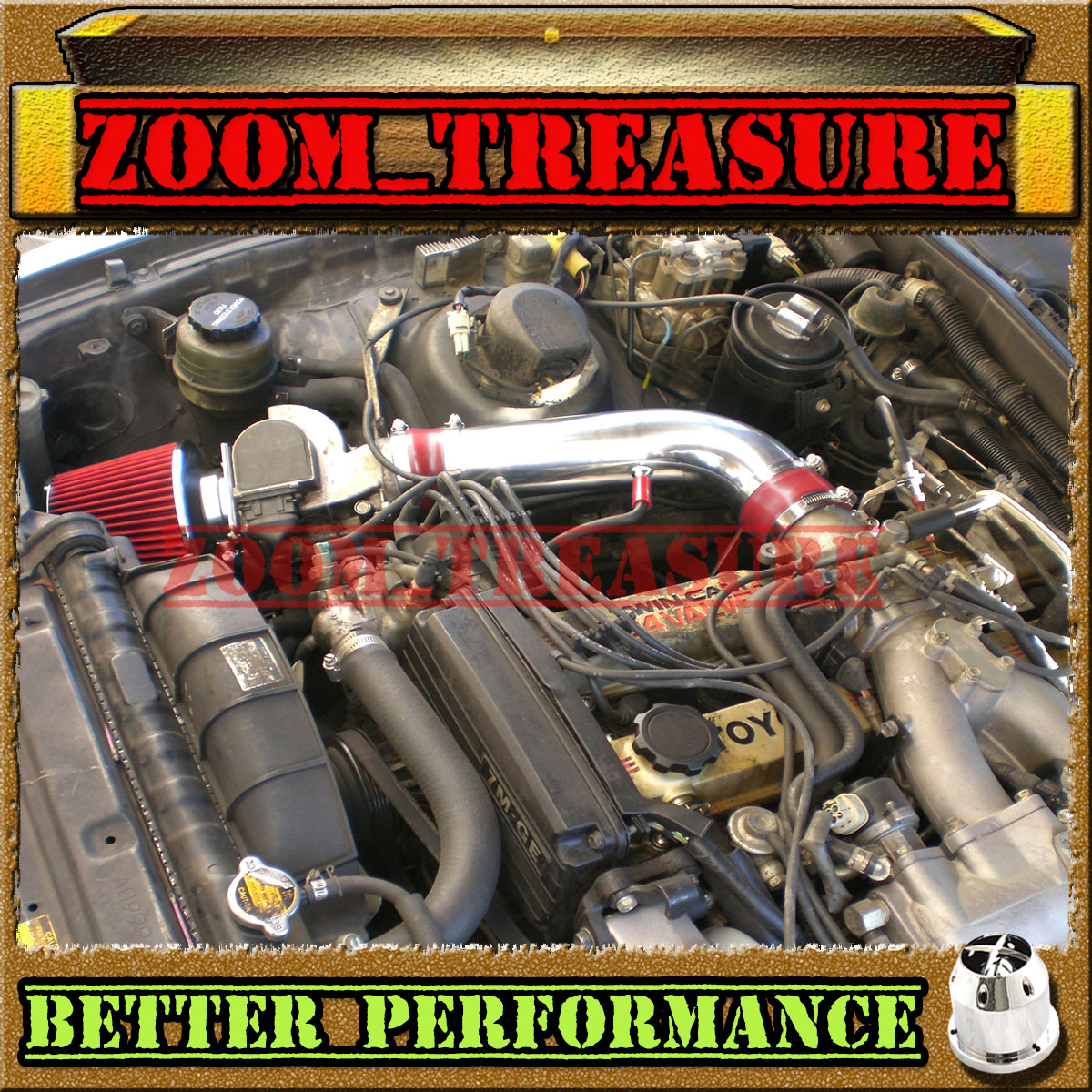 RED CHF 1997-2001//97-01 CADILLAC CATERA BASE//SPORT 3.0 3.0L V6 AIR INTAKE KIT